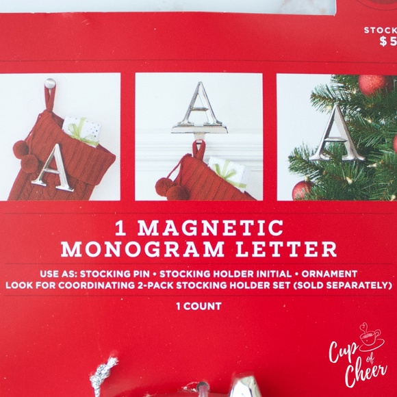 Holiday 21 Large Holiday Monogram Letter A Poshmark